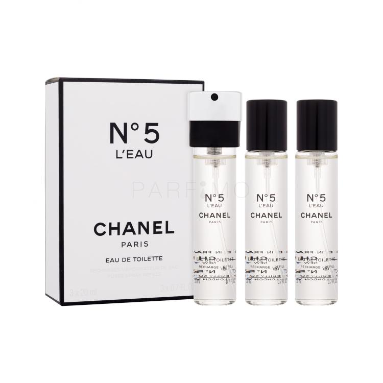 Chanel N°5 L´Eau Eau de Toilette für Frauen Nachfüllung 3x20 ml