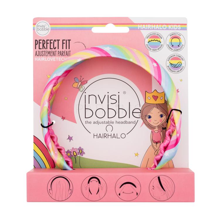 Invisibobble Hairhalo Kids Haargummi für Kinder 1 St. Farbton  Rainbow Crown