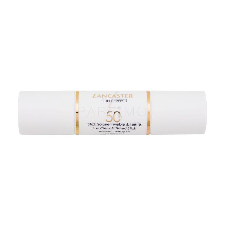 Lancaster Sun Perfect Sun Clear &amp; Tinted Stick SPF50 Sonnenschutz fürs Gesicht für Frauen 12 g