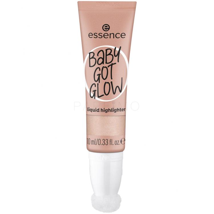 Essence Baby Got Glow Liquid Highlighter Highlighter für Frauen 10 ml Farbton  10 Sassy In Silk