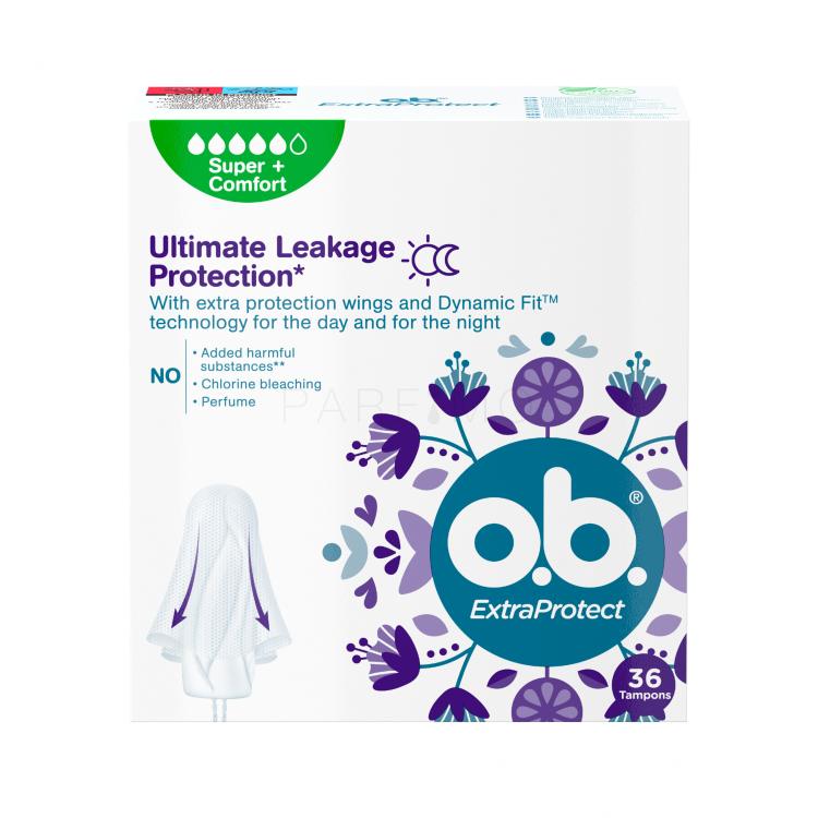 o.b. ExtraProtect Super Plus Tampon für Frauen Set