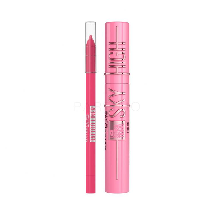 Set Mascara Maybelline Lash Sensational Sky High + Kajalstift Maybelline Tattoo Liner Gel Pencil