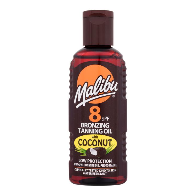 Malibu Bronzing Tanning Oil Coconut SPF8 Sonnenschutz für Frauen 100 ml