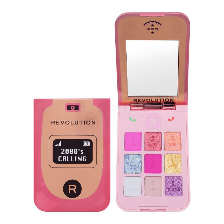 Makeup Revolution London Y2K Baby Flip Phone Eyeshadow Palette Lidschatten für Frauen 3,6 g Farbton  2000&#039;s Calling