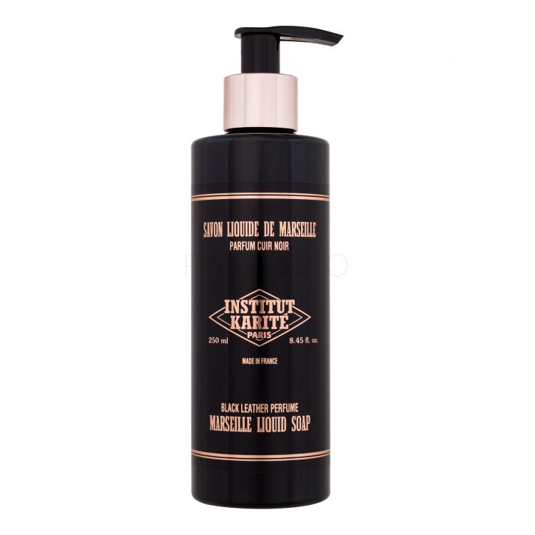 Institut Karité Marseille Liquid Soap Black Leather Flüssigseife für Frauen 250 ml