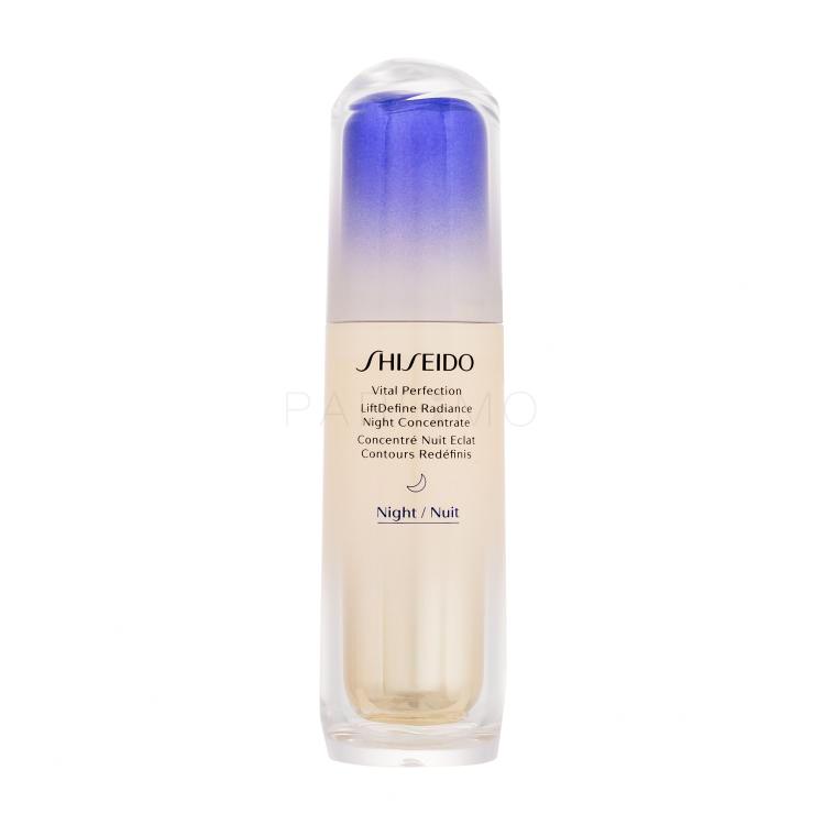 Shiseido Vital Perfection LiftDefine Radiance Night Concentrate Gesichtsserum für Frauen 40 ml