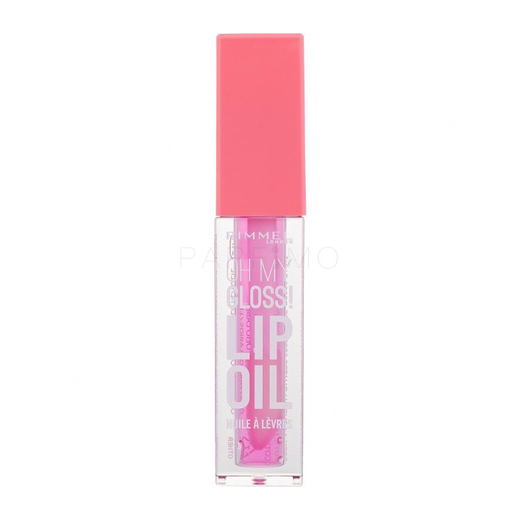 Rimmel London Oh My Gloss! Lip Oil Lippenöl für Frauen 4,5 ml Farbton  001 Pink Flush