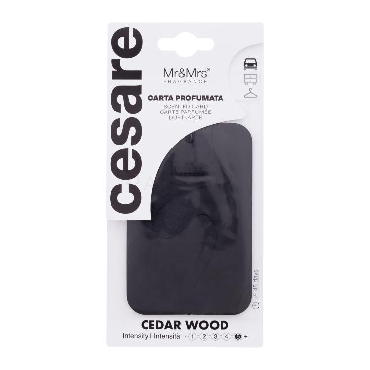 Mr&amp;Mrs Fragrance Cesare Scented Card Cedar Wood Autoduft 1 St.