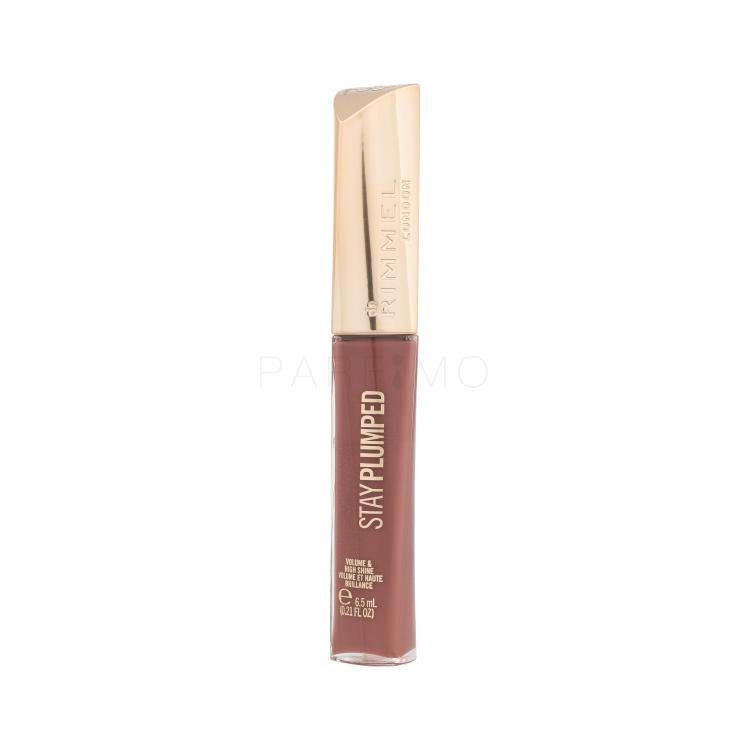 Rimmel London Stay Plumped Lipgloss für Frauen 6,5 ml Farbton  759 Spiced Nude