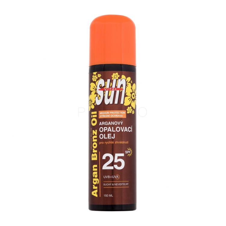 Vivaco Sun Argan Bronz Oil Spray SPF25 Sonnenschutz 150 ml