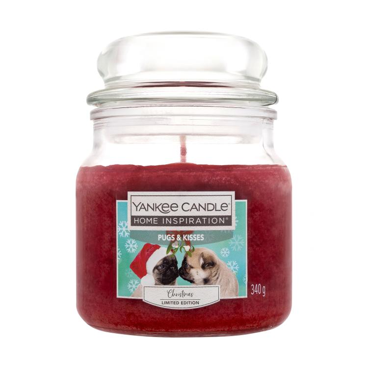 Yankee Candle Home Inspiration Pugs &amp; Kisses Christmas Limited Edition Duftkerze 340 g