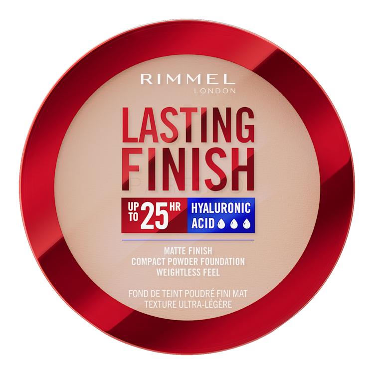 Rimmel London Lasting Finish 25H Compact Powder Foundation SPF20 Foundation für Frauen 7 g Farbton  004 Rose Ivory