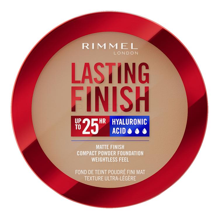 Rimmel London Lasting Finish 25H Compact Powder Foundation SPF20 Foundation für Frauen 7 g Farbton  008 Soft Beige