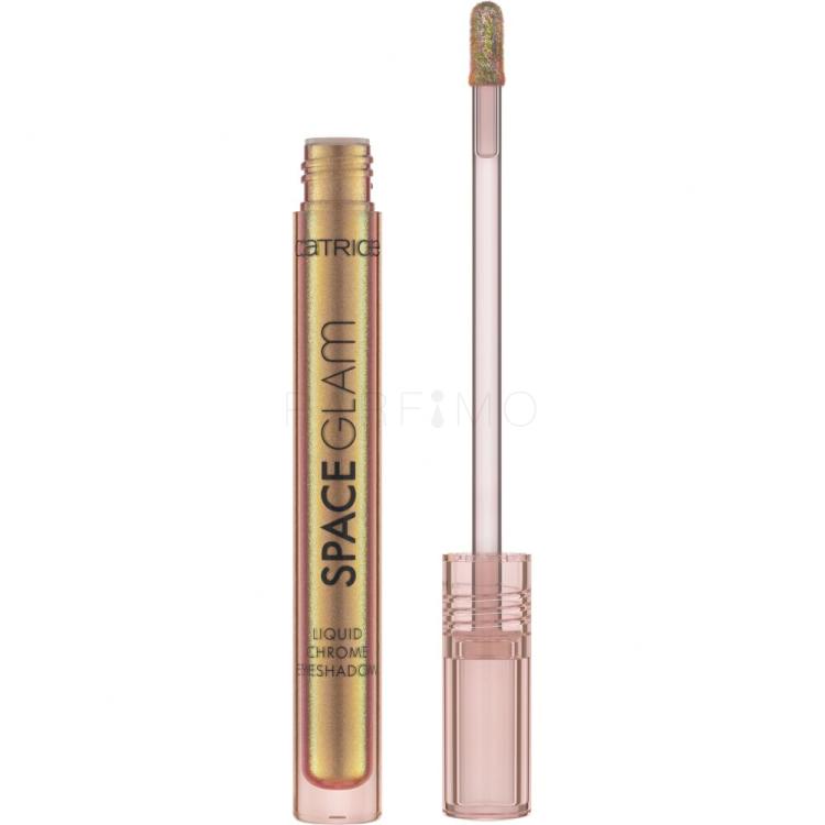 Catrice Space Glam Liquid Chrome Eyeshadow Lidschatten für Frauen 2,2 ml Farbton  030 Galactic Glamour