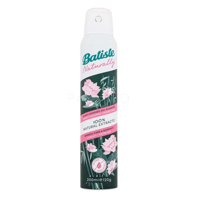 Batiste Naturally Bamboo Fibre &amp; Gardenia Trockenshampoo für Frauen 200 ml