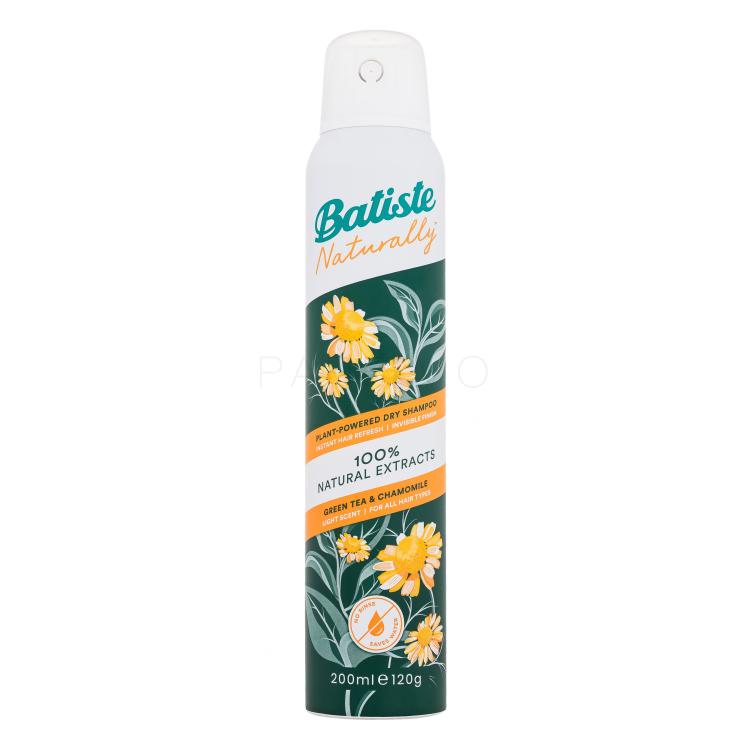 Batiste Naturally Green Tea &amp; Chamomile Trockenshampoo für Frauen 200 ml