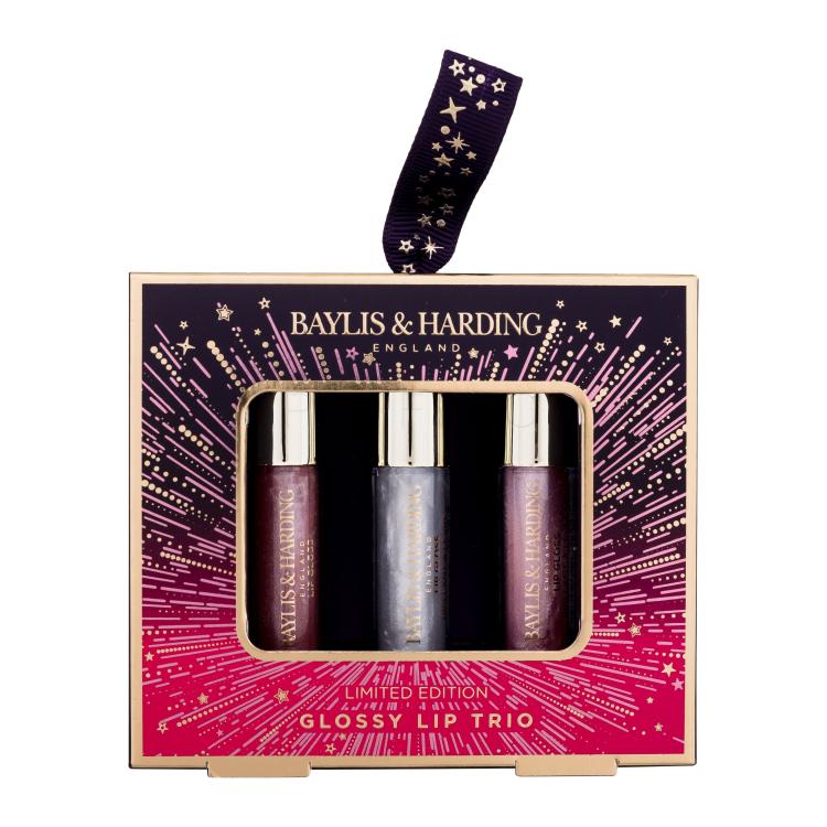 Baylis &amp; Harding Moonlight Fig Glossy Lip Trio Geschenkset Lipgloss 3 x 2,5 ml