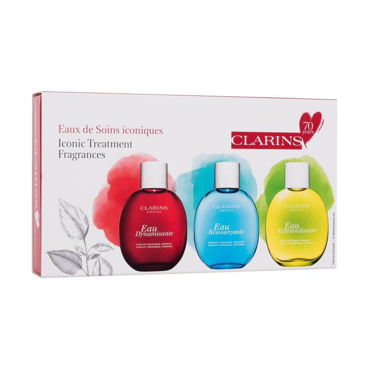 Clarins Aroma Iconic Treatment Fragrances Geschenkset Eau de Soin Eau Dynamisante 30 ml + Eau de Soin Eau Ressourcante 30 ml + Eau de Soin Eau Extraordinaire 30 ml