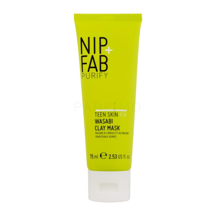 NIP+FAB Purify Teen Skin Fix Wasabi Clay Mask Gesichtsmaske für Frauen 75 ml