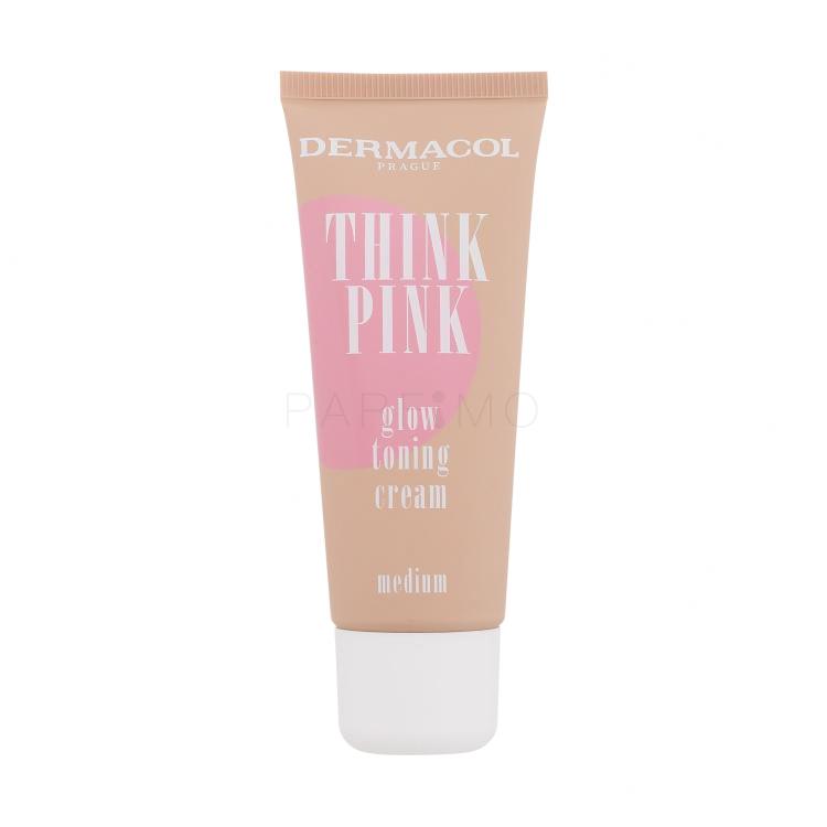 Dermacol Think Pink Glow Toning Cream BB Creme für Frauen 30 ml Farbton  2 Medium