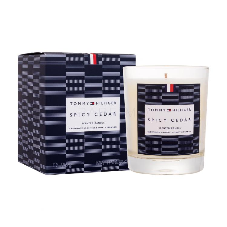 Tommy Hilfiger Scented Candle Spicy Cedar Duftkerze 180 g