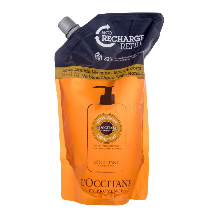 L&#039;Occitane Verveine (Verbena) Liquid Soap Flüssigseife für Frauen Nachfüllung 500 ml