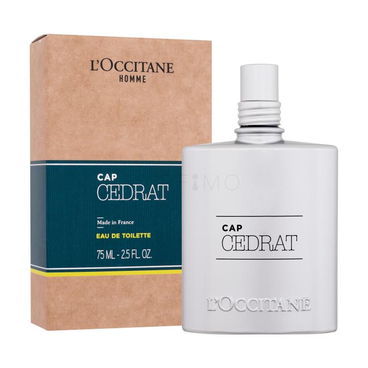 L&#039;Occitane Cap Cedrat Eau de Toilette für Herren 75 ml