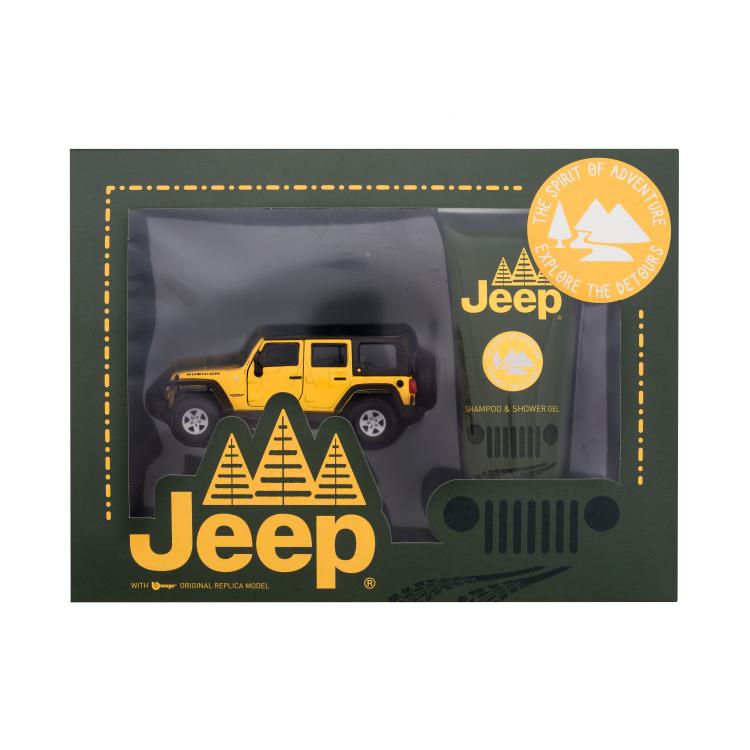 Jeep The Spirit Of Adventure Geschenkset Duschgel 200 ml + Modellauto