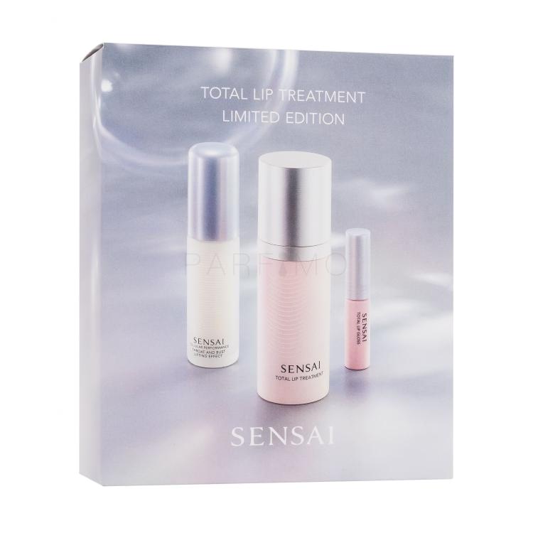 Sensai Expert Items Total Lip Treatment Geschenkset Lippencreme Total Lip Treatment 15 ml + Hals- und Dekolleté-Creme Cellular Performance Throat &amp; Bust Lifting Effect 19 ml + Lipgloss Total Lip Gloss 2,4 ml