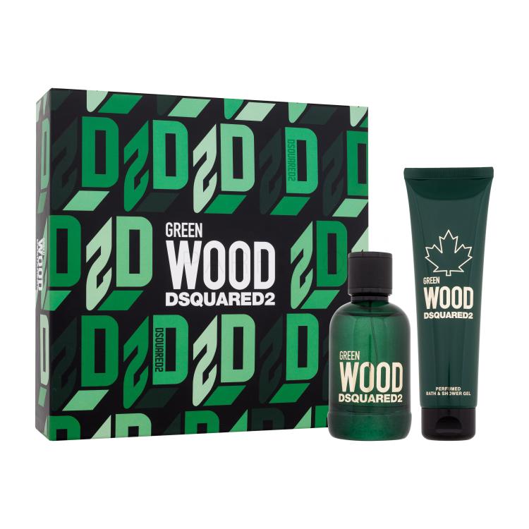 Dsquared2 Green Wood Geschenkset Eau de Toilette 100 ml + Duschgel 150 ml