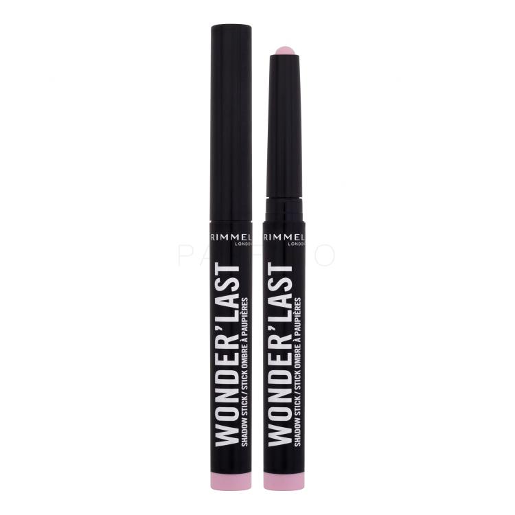 Rimmel London Wonder&#039;Last Shadow Stick Lidschatten für Frauen 1,64 g Farbton  010 Strawberry Milkshake