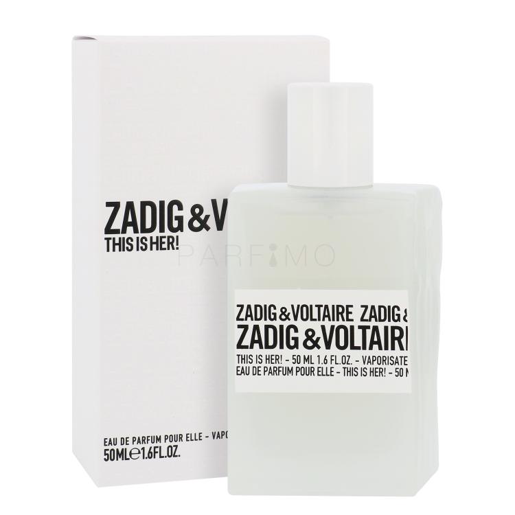 Zadig &amp; Voltaire This is Her! Eau de Parfum für Frauen 50 ml