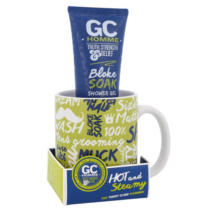 Grace Cole Homme Bloke Soak Geschenkset Duschgel Bloke Soak 100 ml + Tasse